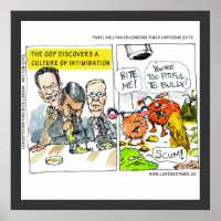 GOP Découvre La Culture De L'Intimidation Poster A