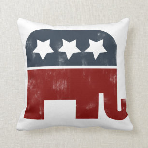GOP-Elefantenlogo Kissen