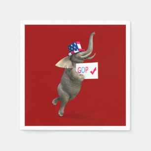 GOP Elephant Serviette