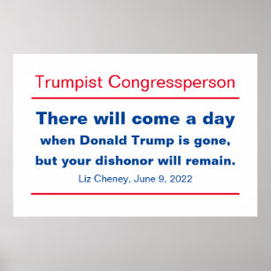 GOP Kongress Ihre Ehrerbietung bleibt Cheney Poster