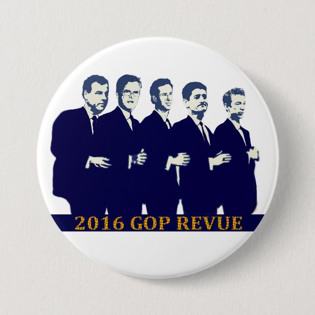 Gop-Präsidentschaftskandidaten 2016 Button (Vorderseite)