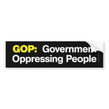 GOP:  Regierungs-unterdrückende Leute