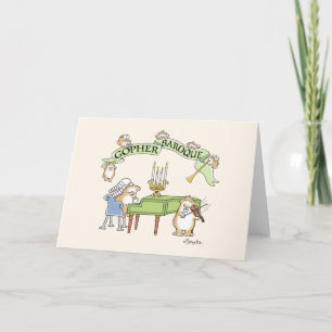 GOPHER BAROQUE von Sandra Boynton Karte