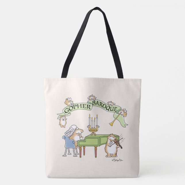 GOPHER BAROQUE von Sandra Boynton Tasche (Vorderseite)