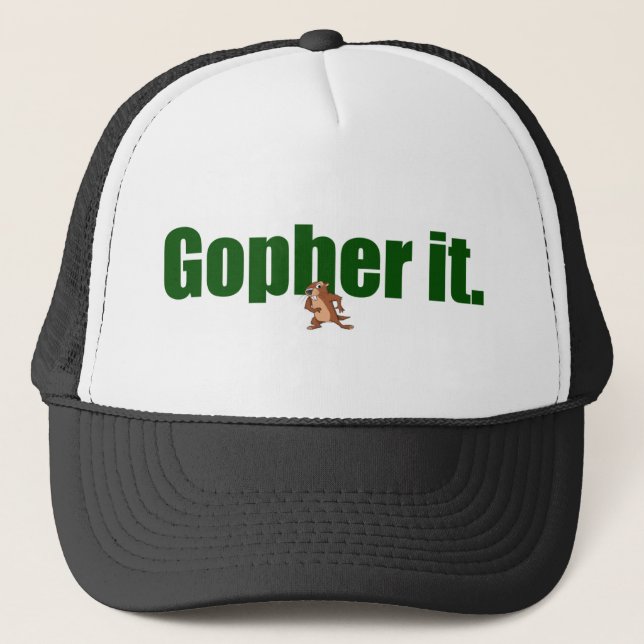 Gopher es truckerkappe (Vorderseite)