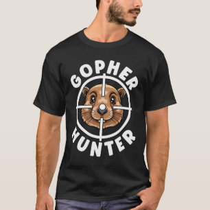 Gopher Hunter Crosshairs Falle Jagd T-Shirt