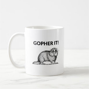 Gopher It Funny Gopher Pun Kaffeetasse