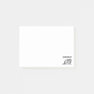 Gopher It Funny Gopher Pun Post-it Klebezettel