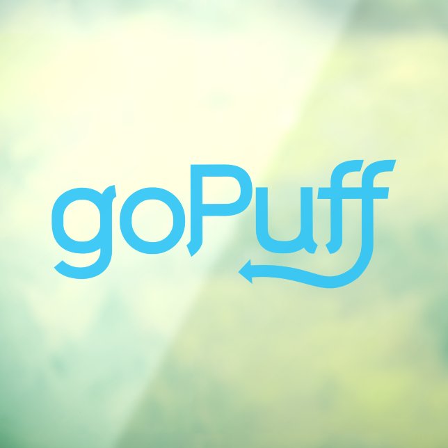 Gopuff Delivery Driver Car Window Decal Fensteraufkleber (Blatt 3)