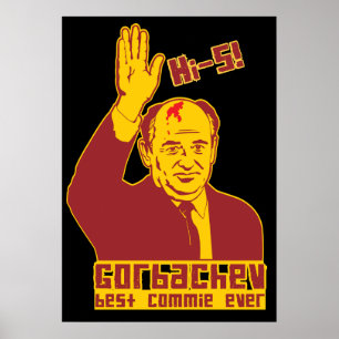 Gorbatchev hi-5 ! Affiche