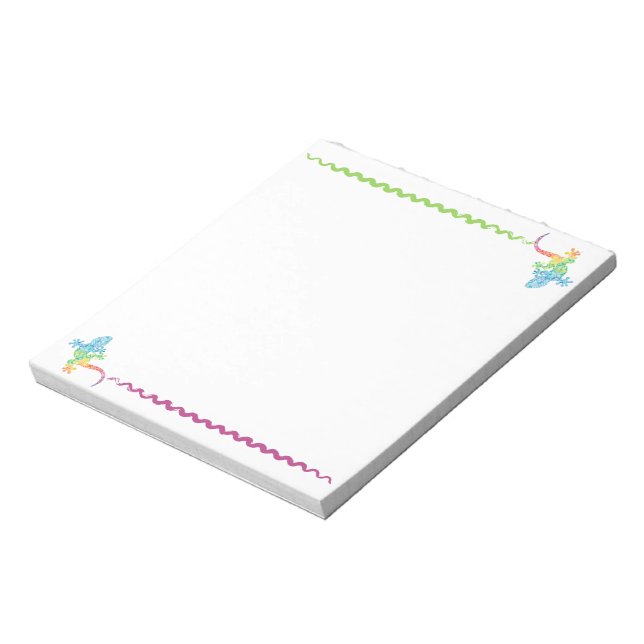 Gordie der Gecko Notizblock (Rotiert)