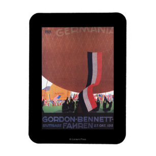 Gordon Bennett Heißluftballon Race Magnet