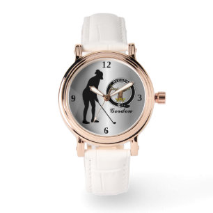 Gordon Clan Abzeichen (Hers) Golf Armbanduhr