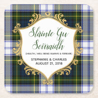 Gordon Dress Kariert Gaelic Wedding Paper Unterset