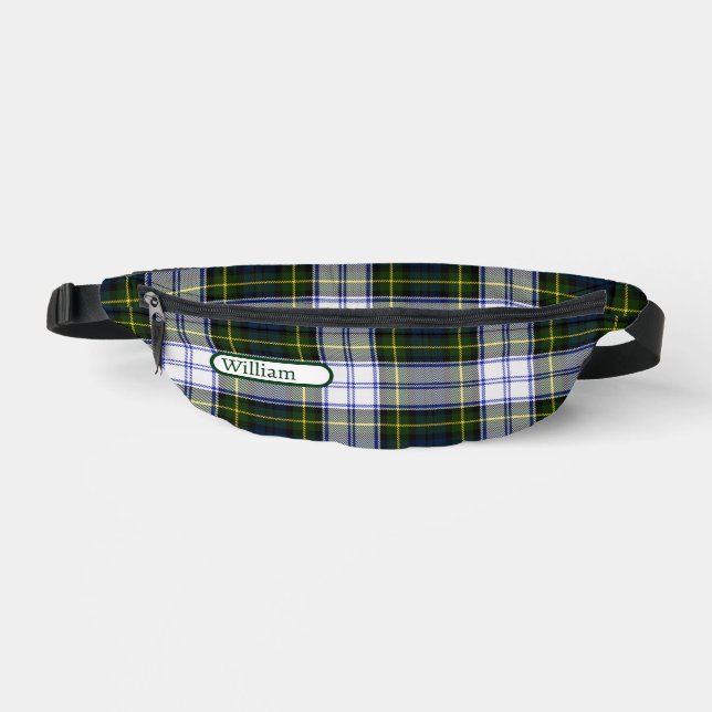 Gordon Dress Tartan Kariert Personalisiert Bauchtasche (Vorderseite)