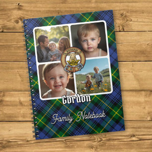 Gordon-Familien-Foto-Collage Notizblock
