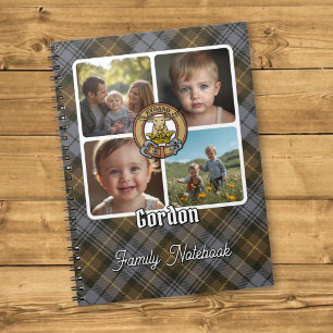 Gordon-Familien-Fotocollage Notizblock