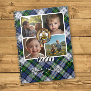 Gordon Familienfoto-Collage Notizblock