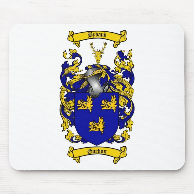 GORDON-FAMILIENWAPPEN - GORDON-WAPPEN MOUSEPAD (Vorne)