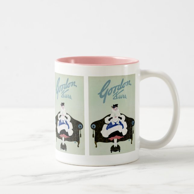 Gordon Furs Zweifarbige Tasse (Rechts)