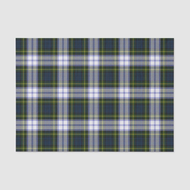 Gordon-Kleidertartan-kariertes Seidenpapier (Vorderseite)