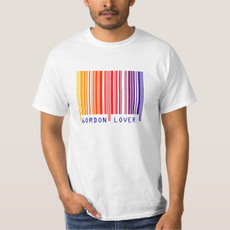 "GORDON LOVER" Farbiger Strichcode-T - Shirt