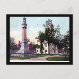 Gordon Monument Savannah Georgia 1909 Vintage Postkarte