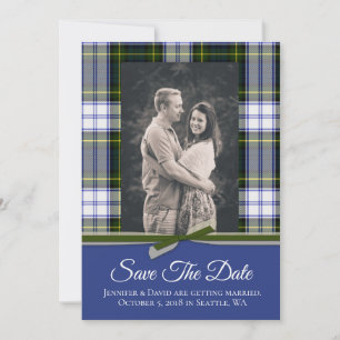 Gordon Robe Plaid Wedding Enregistrer la carte de 