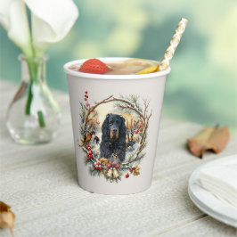 Gordon Setter Christmas Joy – Seasonal Dog Art Pappbecher