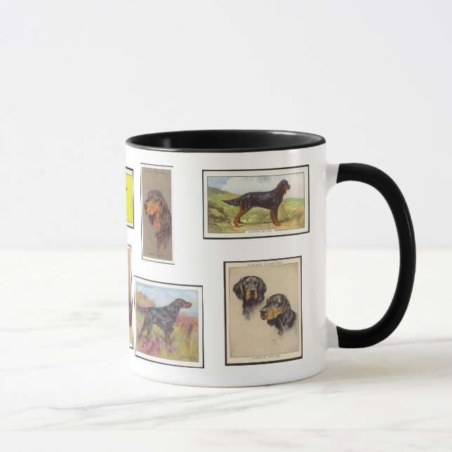 Gordon Setter Cigarette Cards Keramik Tasse (Rechts)