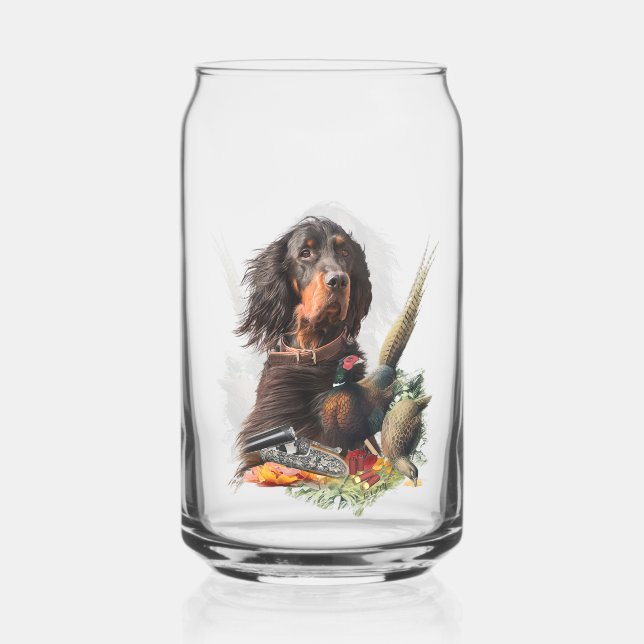 Gordon Setter Dosenglas (Rückseite)