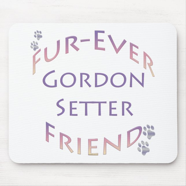 Gordon Setter Furever Mousepad (Vorne)