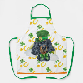 Gordon Setter Holiday Decor St Patrick's Day Dog Schürze