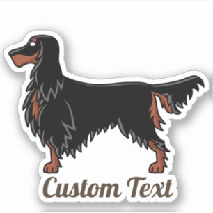 Gordon Setter Icon Sticker