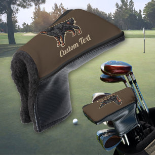 Gordon Setter Illustration Golf Head Cover Headcover