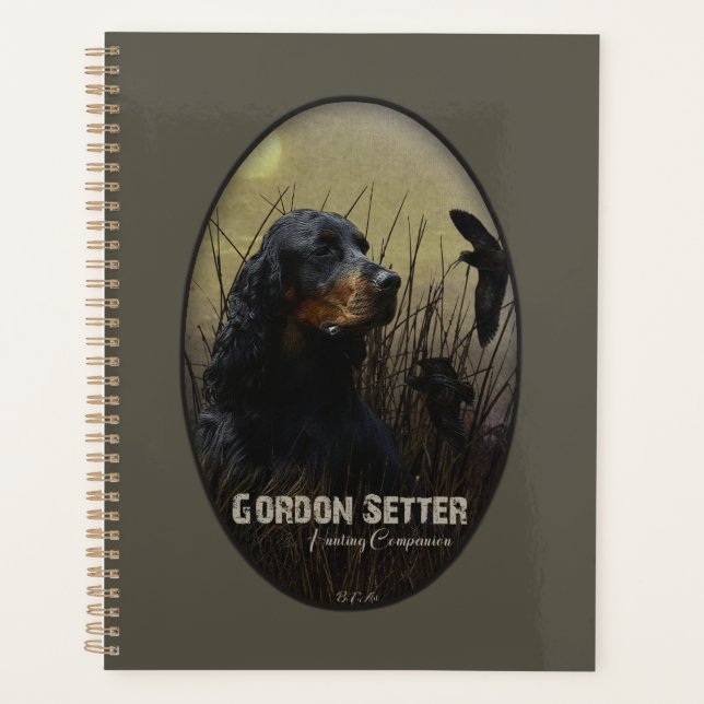 Gordon Setter , Jagdbegleiter Planer (Vorderseite)
