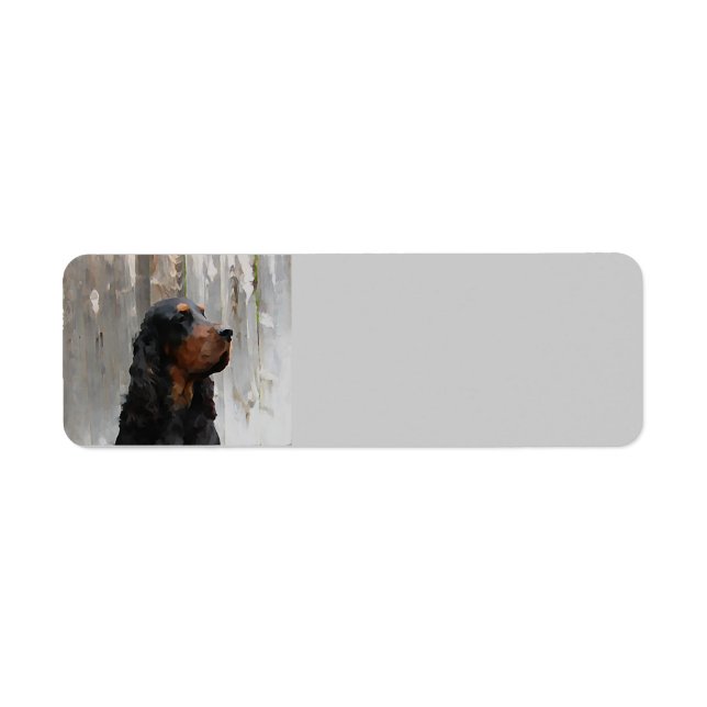 Gordon Setter Kopfbedeckung (Vorne)
