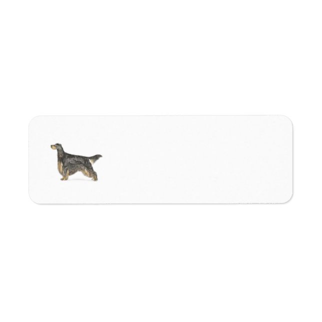 Gordon Setter Label (Vorne)