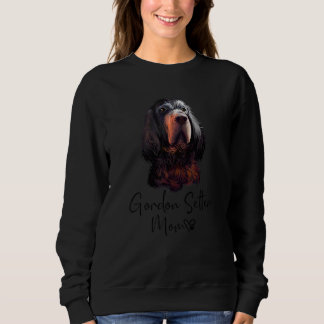 Gordon Setter Mama Niedlich Puppy Dog Owner Gordon Sweatshirt
