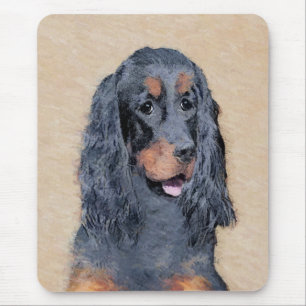 Gordon Setter Painting - Niedliche Original Dog Ar Mousepad