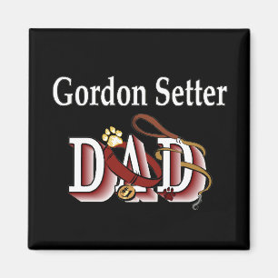gordon setter papa Magnet
