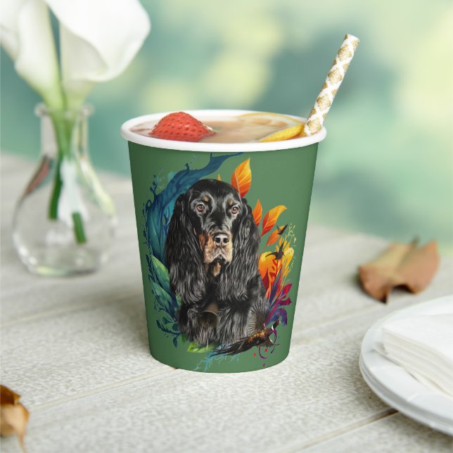 Gordon Setter  Pappbecher (In Situ)