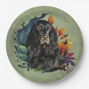 Gordon Setter Pappteller