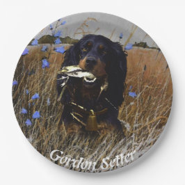 Gordon Setter Pappteller