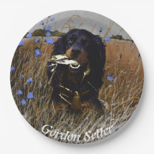 Gordon Setter Pappteller