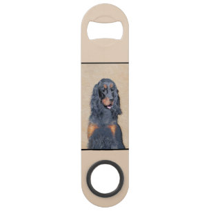 Gordon Setter Peinture - Joli art original chien