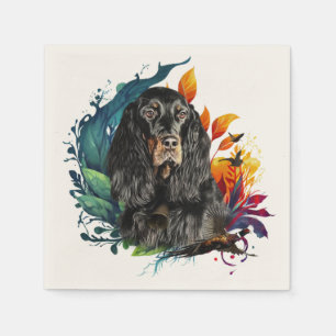 Gordon Setter Serviette