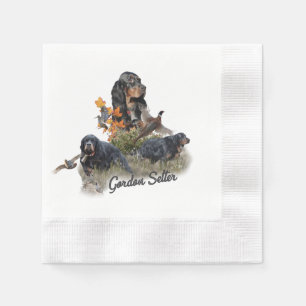 Gordon Setter Serviette