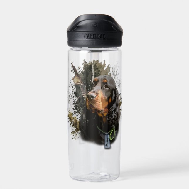 Gordon Setter Trinkflasche (Rückseite)