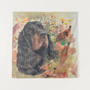 Gordon Setter Wandteppich